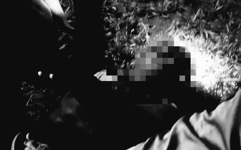 Warga menangkap pelaku pencurian yang kabur ke Kebun Sawit, setelah mencuri Getah Karet.