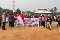 Warga Parit Seratus Kundur Semarakkan HUT Ke-81 RI dengan Jalan Santai dan Perlombaan