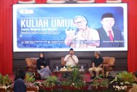 Rocky Gerung Ajak Taruna Politeknik Agraria STPN Pahami Tiga Makna Tanah