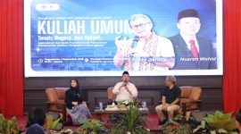 Rocky Gerung Ajak Taruna Politeknik Agraria STPN Pahami Tiga Makna Tanah