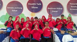 Bupati Karimun Iskandarsyah mengikuti sosialisasi Layanan Jantung di RSUD disela peringatan Hari Jantung Sedunia 2026.