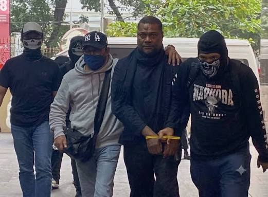 Basri digiring Bareskrim Polri. 