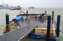 Kapal SB Satria 18 bersandar di Pelabuhan Rakyat Sri Tanjung Gelam Karimun. FOTO: RR/Kepriheadline.id