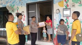 Polres Karimun Salurkan Bantuan Sembako ke Panti Asuhan Jehovah Jereh