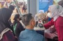 Pemeriksaan Kesehatan Gratis IHC RSBT Karimun Disambut Antusias Pengunjung KWM